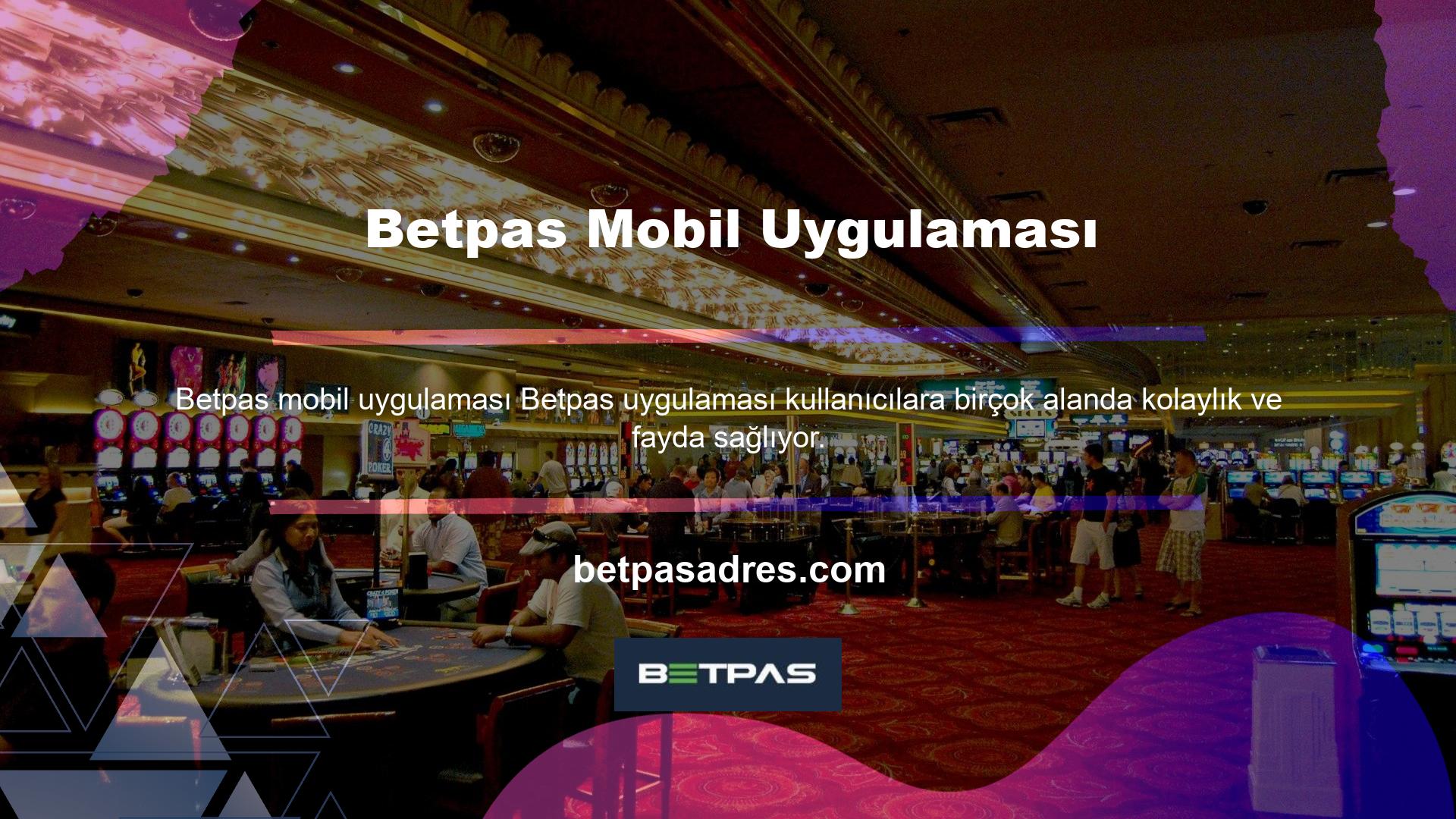 Betpas web sitesindeki en popüler içerik Betpas mobil uygulamasıdır
